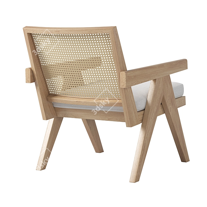 Jakob Lounge Chair, Sleek Design 3D model image 4