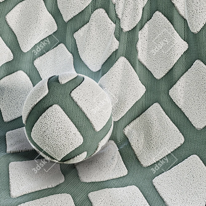 Punch Needle Embroidery Fabric Vol.13 3D model image 3
