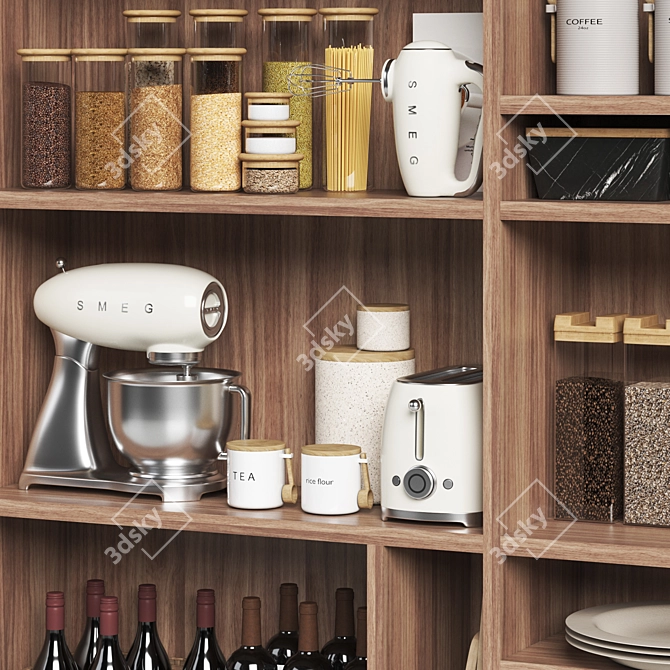  Modern Kitchen Design Accessories 3D model image 4