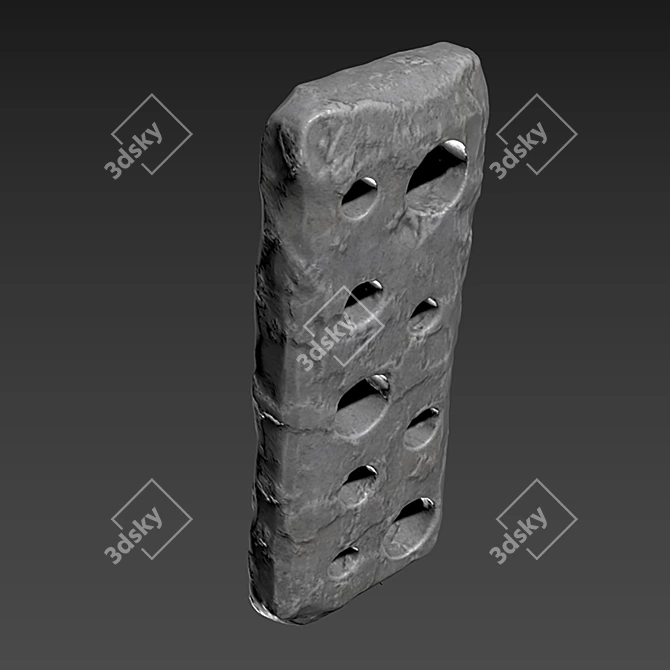 Geometric Stone Texture Pack 3D model image 4