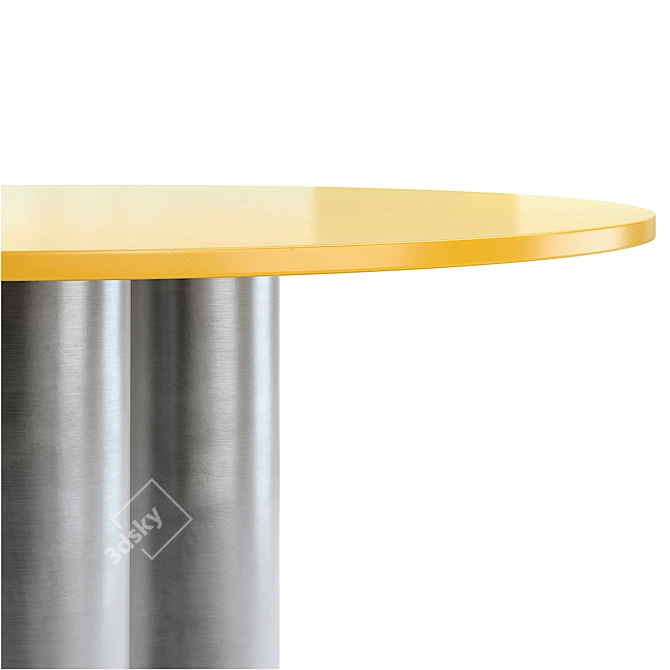 Elegant Elephant-inspired Tripod Table 3D model image 3