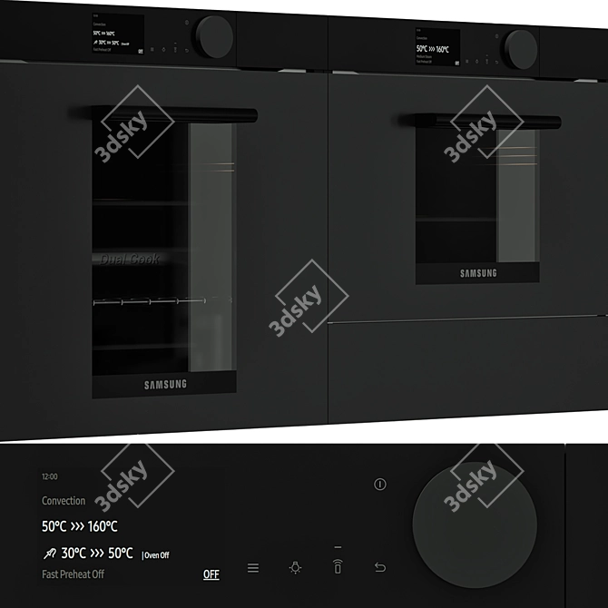 Samsung Infinite Line Appliance Trio 3D model image 2