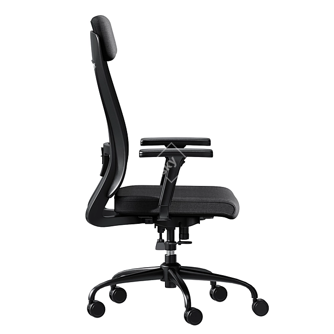 Modern Corona Office Chair, 3D 3D model image 3