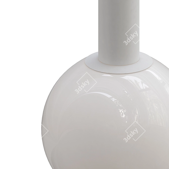 Sleek Pendant Light by Polly 3D model image 2