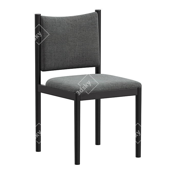 Modern Rowan Dining Chair WestElm 3D model image 1