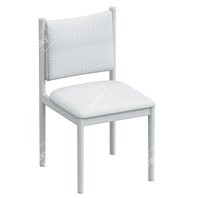 Modern Rowan Dining Chair WestElm 3D model image 3