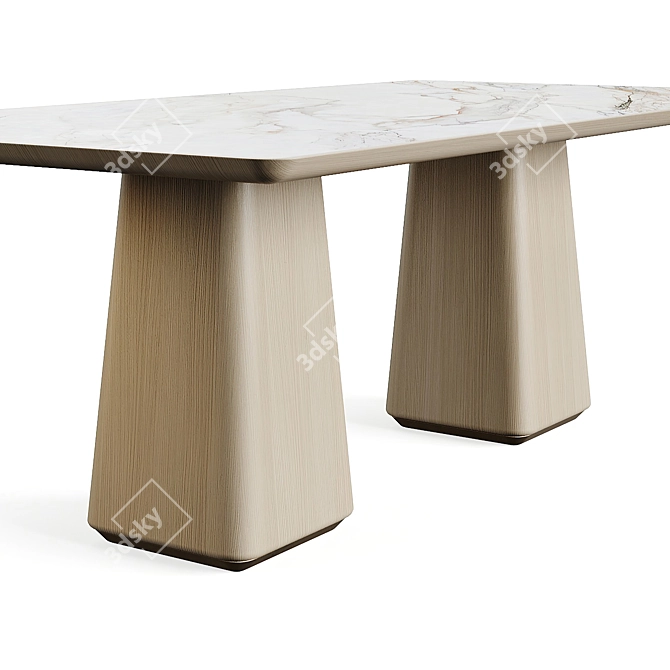  Stylish Ana Roque BILLY Table 3D model image 4