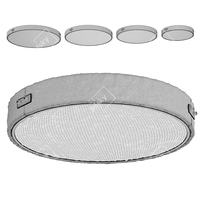 Sonex PIKO LED Ceiling Light 3D model image 2