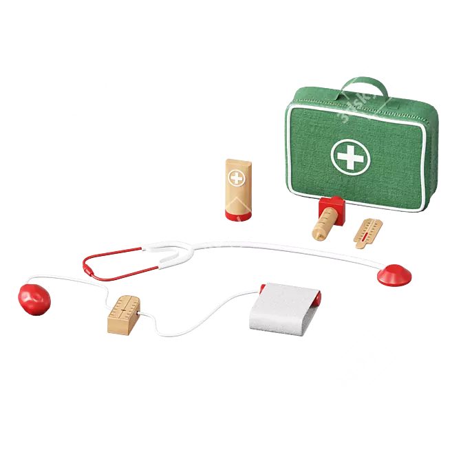 Doc Playset BARKBORRE Toy 3D model image 3