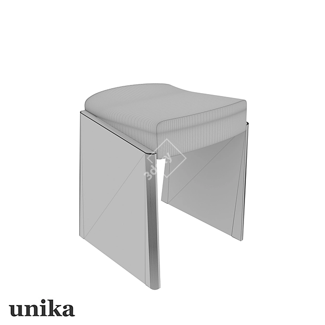 Modular Ki Stool - Zero Waste 3D model image 4