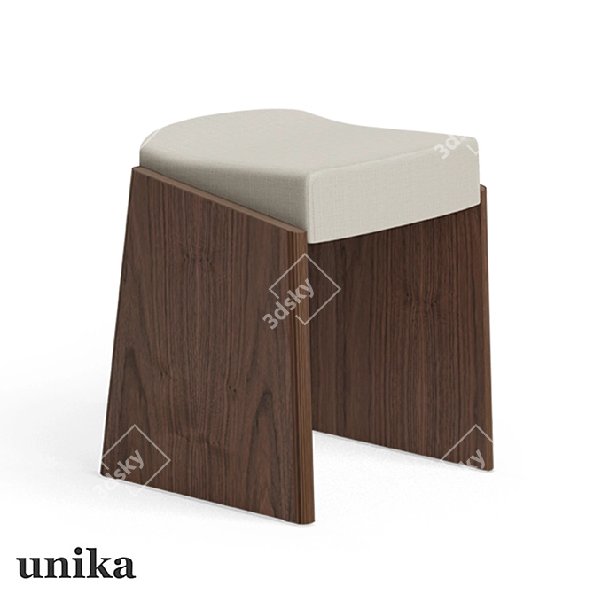 Modular Ki Stool - Zero Waste 3D model image 5