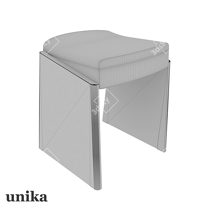 Modular Ki Stool - Zero Waste 3D model image 10