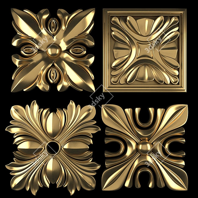 Ornament Design Pack with 3D Modeling 3D model image 1