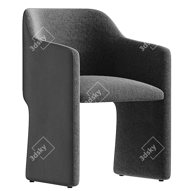 Bruna Model Chair 3Ds Max 3D model image 2