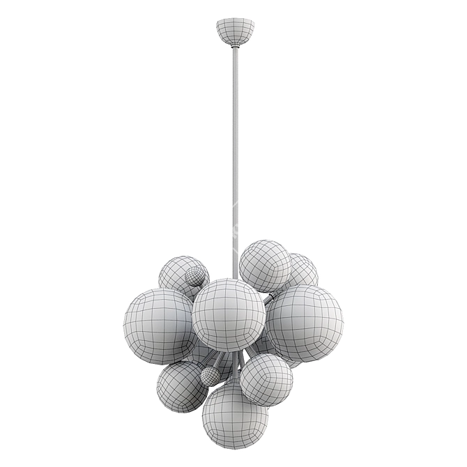 Kyoto Chandelier 3D Model VRay 3D model image 3