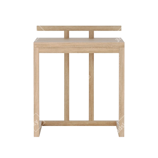 Modern Grid Stool by Seol 3D model image 3
