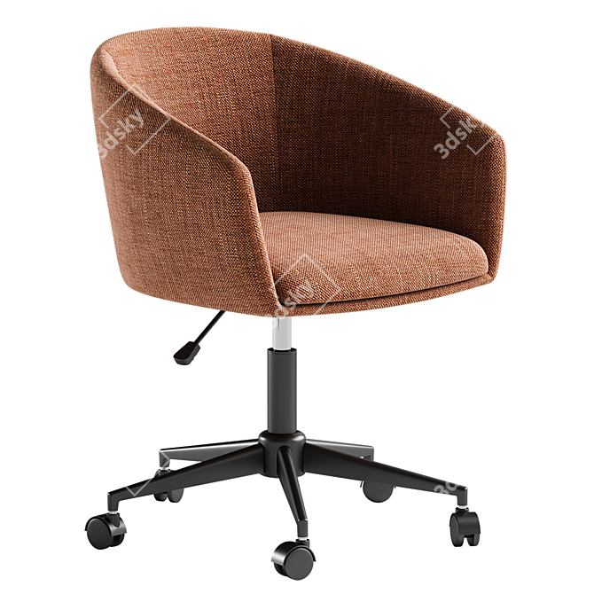 Swivel Office Chair Thea 3D model image 3