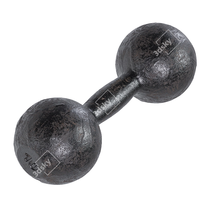 Fitness Training Kettlebell 3D model image 5