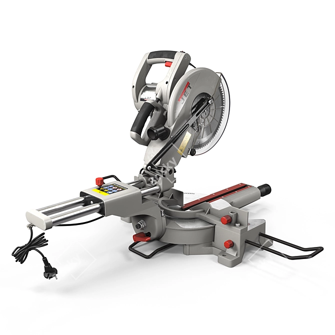 JET Compound Miter Saw 3D model image 4