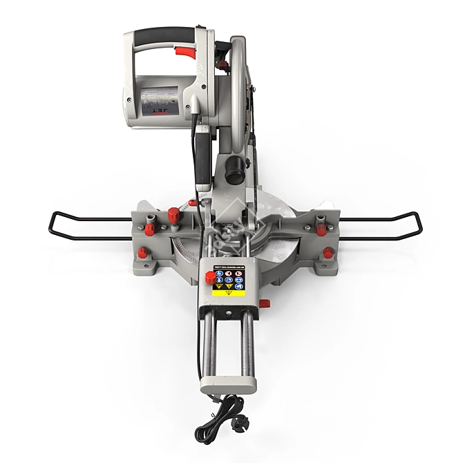 JET Compound Miter Saw 3D model image 7