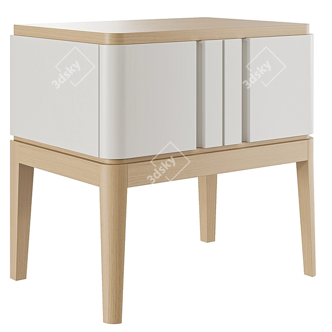 Ellipsoid Line Storage Furniture 3D model image 4