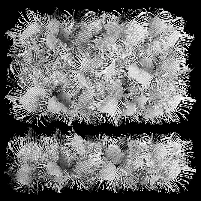Tropical Eco Palm Leaf Decor 3D model image 6