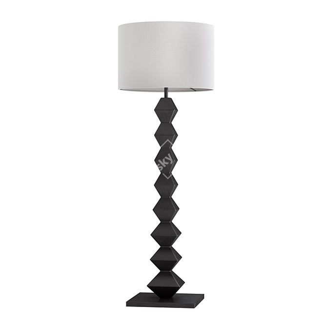 Elegant Nubia Floor Lamp 3D model image 1