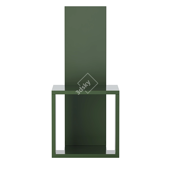 Sleek Quadrato Chair Design 3D model image 3