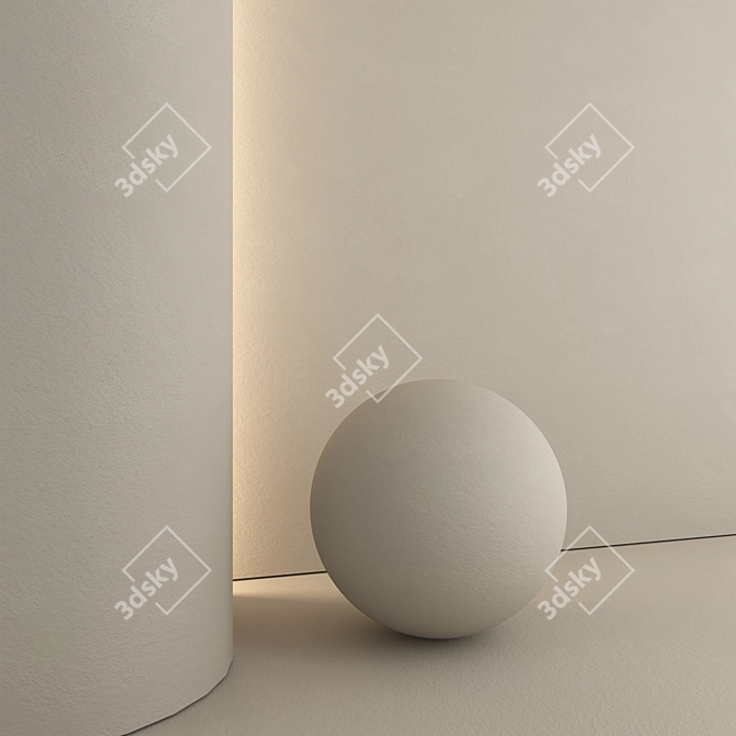 Luxury Plaster Materials Pack 3D model image 2