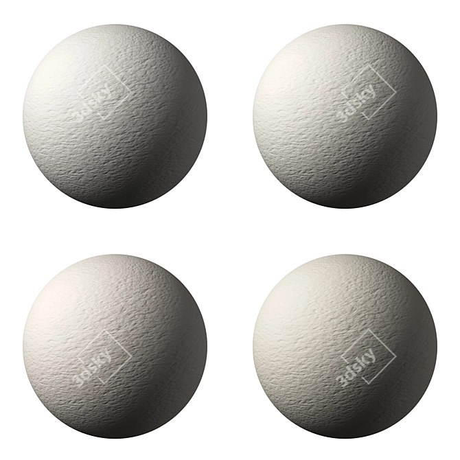 High-Quality Decorative Plaster Materials 3D model image 4
