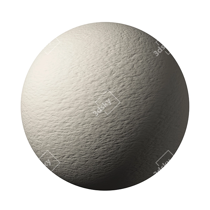 High-Quality Decorative Plaster Materials 3D model image 6