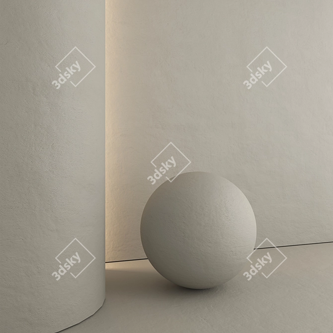 Plaster Decor Materials Pack 3D model image 4