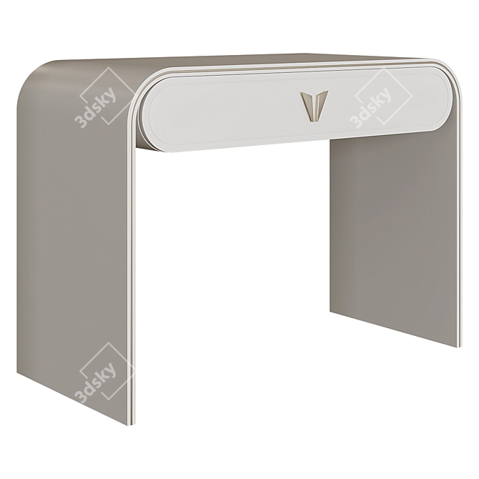 Luxury Vanity Stool by CreateWhite 3D model image 1