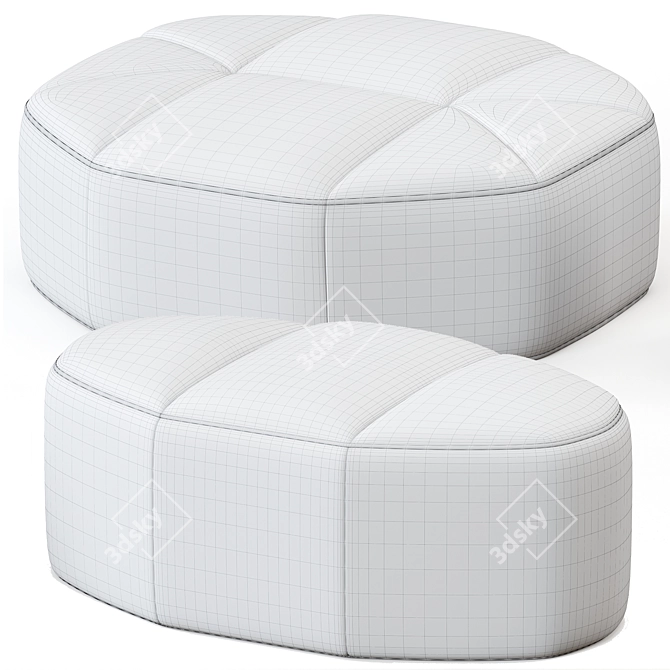 Luxury Cloud Pouf 2014 Model 3D model image 3