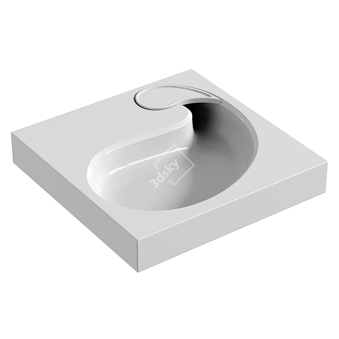 STWORKI Dublin White Sink 3D model image 1