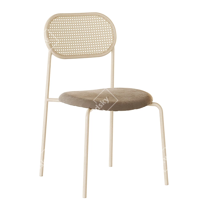 Sleek Equilibrium Enigma Chair 3D model image 3