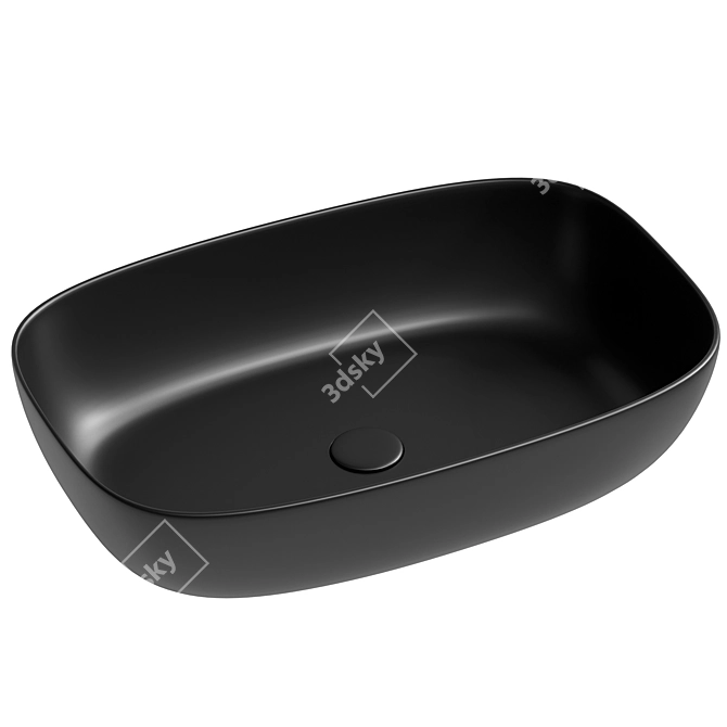 Modern Black BOND S54 Sink 3D model image 1