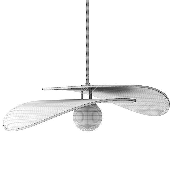 Mahalo Tiered Pendant Light 3D model image 5