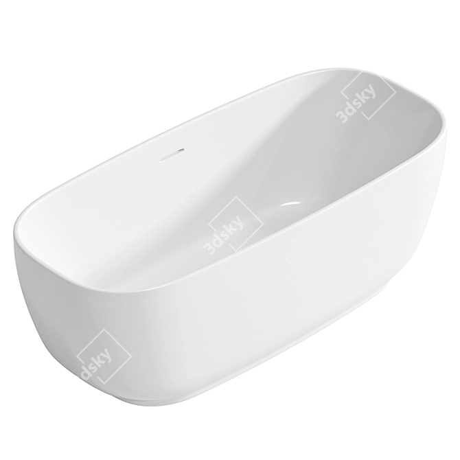 Acrylic Bathtub ABBER AB9260 3D model image 3