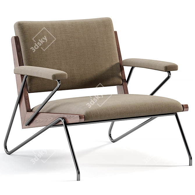 Modern Art Marianne Chair 3D model image 2