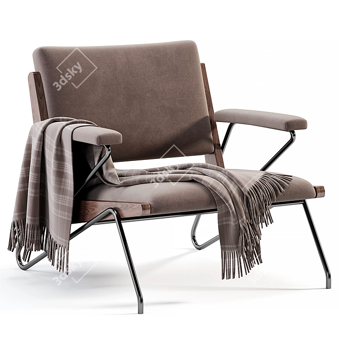 Modern Art Marianne Chair 3D model image 4