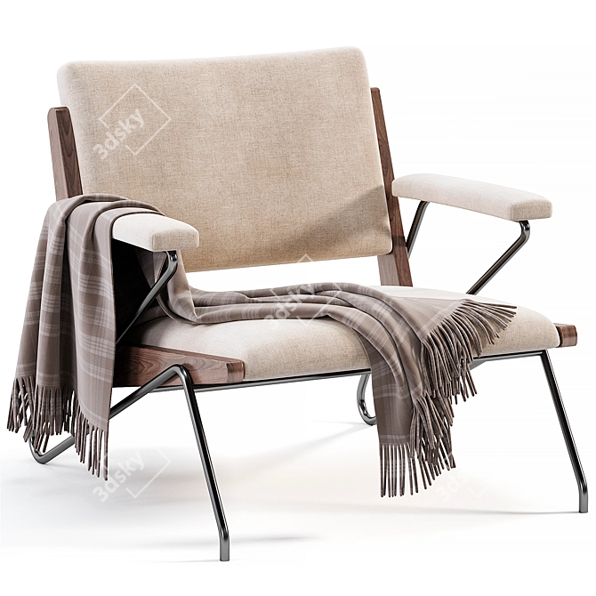 Modern Art Marianne Chair 3D model image 6