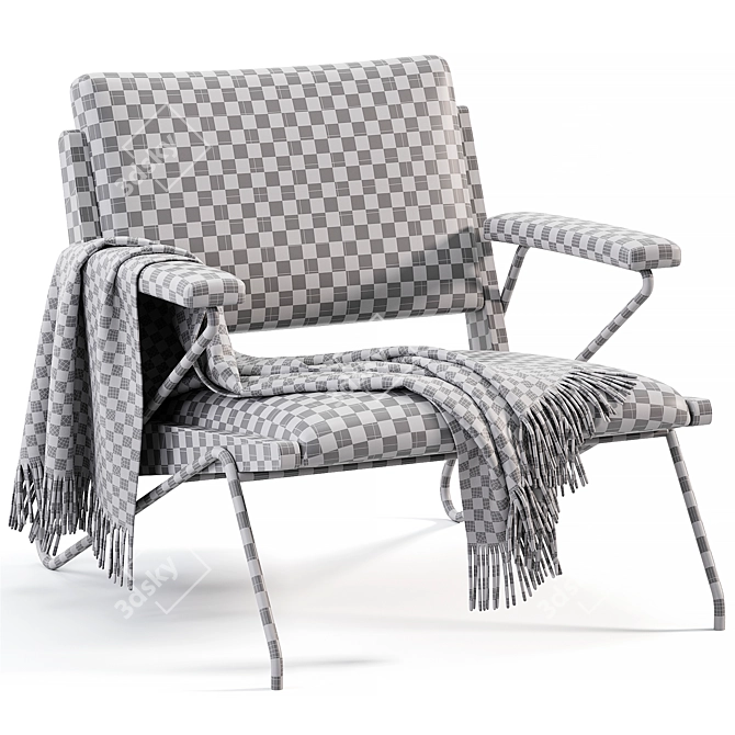 Modern Art Marianne Chair 3D model image 7