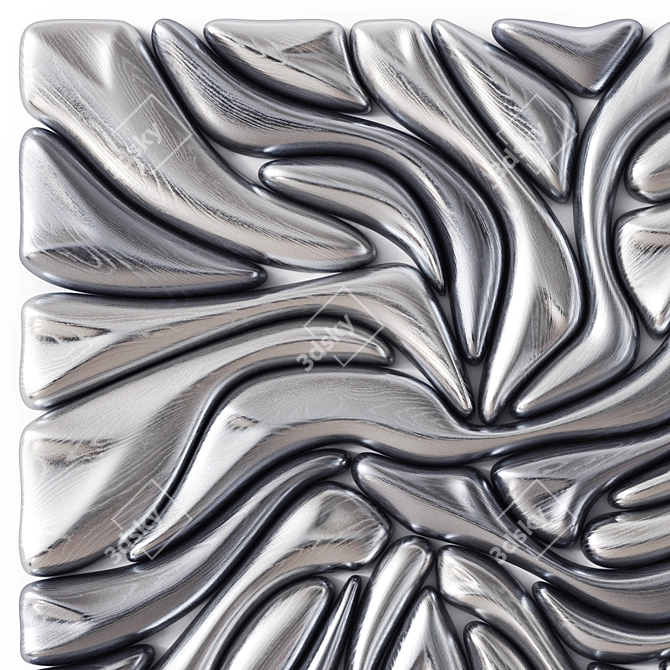 "Chain Reaction" Abstract Sculpture by Dan Nguyen 3D model image 10