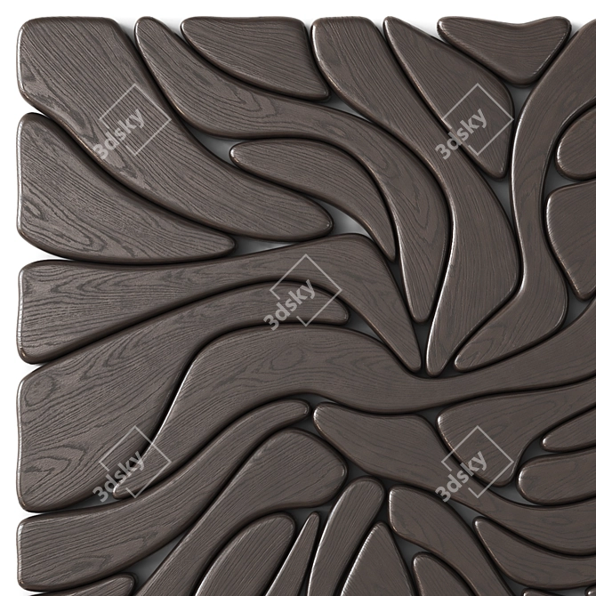 Nuge-inspired Abstract Sculpture Model 3D model image 4