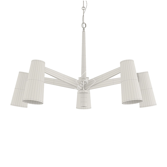 Visual Comfort Olina Chandelier 44 3D model image 5