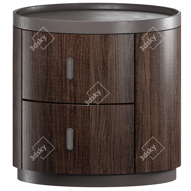 Elegant Gospel Bedside Table 3D model image 1