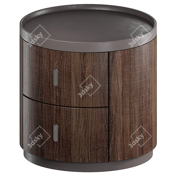 Elegant Gospel Bedside Table 3D model image 2