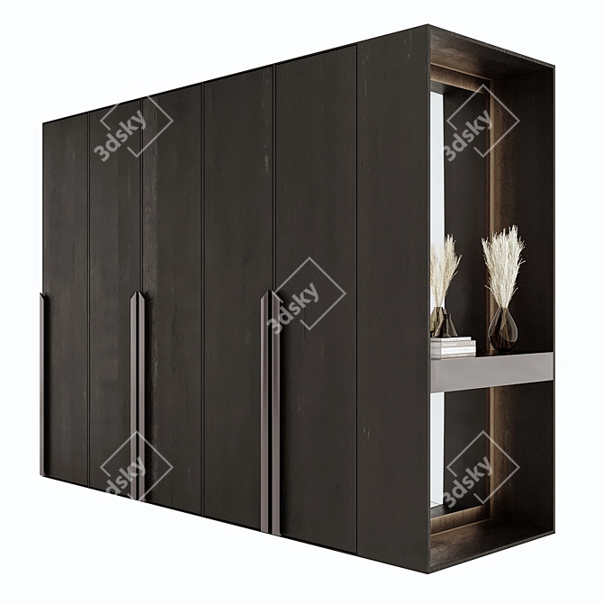 Premium Wardrobe 05 Model 3D model image 1