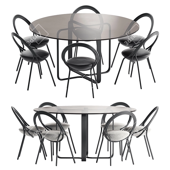 Musico Dining Set by Lee Broom 3D model image 1